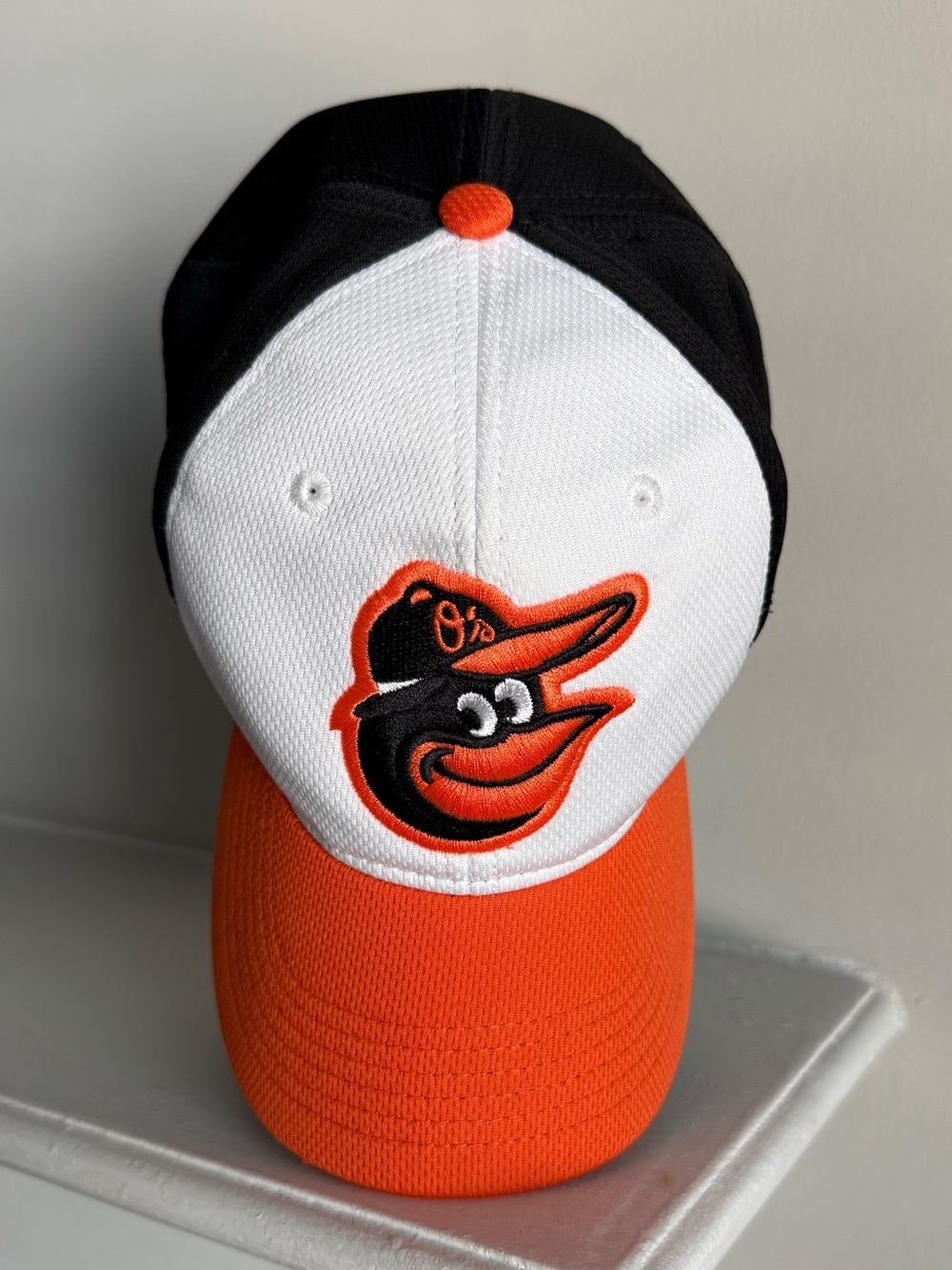 OS Youth Baltimore Orioles Kids Color Block Baseball Cap - Orange/Black/White